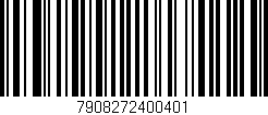 Código de barras (EAN, GTIN, SKU, ISBN): '7908272400401'