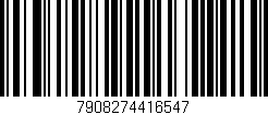 Código de barras (EAN, GTIN, SKU, ISBN): '7908274416547'