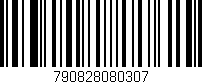 Código de barras (EAN, GTIN, SKU, ISBN): '790828080307'