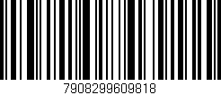 Código de barras (EAN, GTIN, SKU, ISBN): '7908299609818'