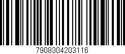Código de barras (EAN, GTIN, SKU, ISBN): '7908304203116'