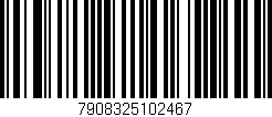 Código de barras (EAN, GTIN, SKU, ISBN): '7908325102467'