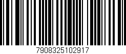 Código de barras (EAN, GTIN, SKU, ISBN): '7908325102917'