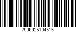 Código de barras (EAN, GTIN, SKU, ISBN): '7908325104515'