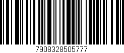 Código de barras (EAN, GTIN, SKU, ISBN): '7908328505777'