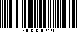 Código de barras (EAN, GTIN, SKU, ISBN): '7908333002421'