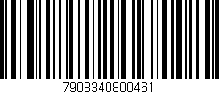 Código de barras (EAN, GTIN, SKU, ISBN): '7908340800461'