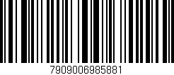 Código de barras (EAN, GTIN, SKU, ISBN): '7909006985881'