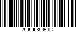 Código de barras (EAN, GTIN, SKU, ISBN): '7909006985904'