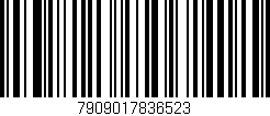 Código de barras (EAN, GTIN, SKU, ISBN): '7909017836523'