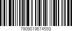 Código de barras (EAN, GTIN, SKU, ISBN): '7909019674550'