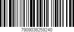 Código de barras (EAN, GTIN, SKU, ISBN): '7909038259240'