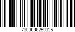 Código de barras (EAN, GTIN, SKU, ISBN): '7909038259325'