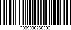 Código de barras (EAN, GTIN, SKU, ISBN): '7909038260383'