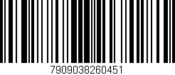 Código de barras (EAN, GTIN, SKU, ISBN): '7909038260451'