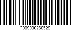 Código de barras (EAN, GTIN, SKU, ISBN): '7909038260529'