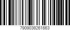 Código de barras (EAN, GTIN, SKU, ISBN): '7909038261663'