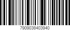 Código de barras (EAN, GTIN, SKU, ISBN): '7909038403940'