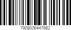 Código de barras (EAN, GTIN, SKU, ISBN): '7909038447982'