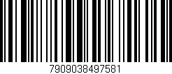 Código de barras (EAN, GTIN, SKU, ISBN): '7909038497581'