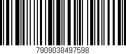 Código de barras (EAN, GTIN, SKU, ISBN): '7909038497598'