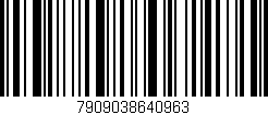 Código de barras (EAN, GTIN, SKU, ISBN): '7909038640963'