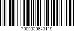 Código de barras (EAN, GTIN, SKU, ISBN): '7909038649119'