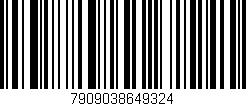 Código de barras (EAN, GTIN, SKU, ISBN): '7909038649324'