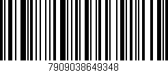 Código de barras (EAN, GTIN, SKU, ISBN): '7909038649348'