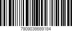 Código de barras (EAN, GTIN, SKU, ISBN): '7909038689184'