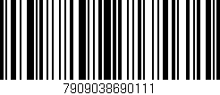 Código de barras (EAN, GTIN, SKU, ISBN): '7909038690111'