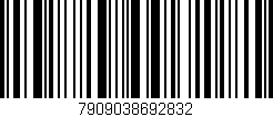 Código de barras (EAN, GTIN, SKU, ISBN): '7909038692832'