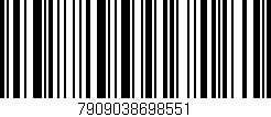 Código de barras (EAN, GTIN, SKU, ISBN): '7909038698551'