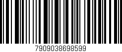 Código de barras (EAN, GTIN, SKU, ISBN): '7909038698599'