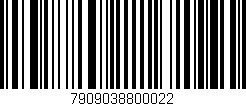 Código de barras (EAN, GTIN, SKU, ISBN): '7909038800022'