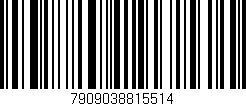 Código de barras (EAN, GTIN, SKU, ISBN): '7909038815514'