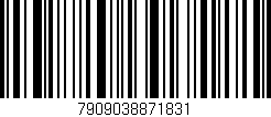Código de barras (EAN, GTIN, SKU, ISBN): '7909038871831'