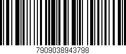 Código de barras (EAN, GTIN, SKU, ISBN): '7909038943798'