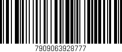 Código de barras (EAN, GTIN, SKU, ISBN): '7909063928777'