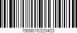 Código de barras (EAN, GTIN, SKU, ISBN): '7909070320403'