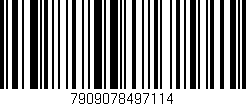 Código de barras (EAN, GTIN, SKU, ISBN): '7909078497114'