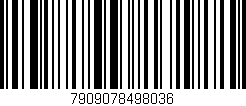 Código de barras (EAN, GTIN, SKU, ISBN): '7909078498036'