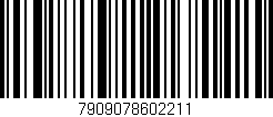 Código de barras (EAN, GTIN, SKU, ISBN): '7909078602211'