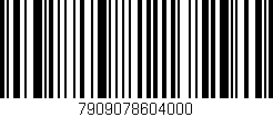 Código de barras (EAN, GTIN, SKU, ISBN): '7909078604000'