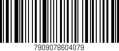 Código de barras (EAN, GTIN, SKU, ISBN): '7909078604079'