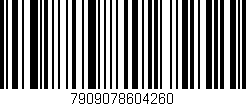 Código de barras (EAN, GTIN, SKU, ISBN): '7909078604260'