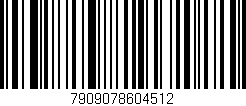Código de barras (EAN, GTIN, SKU, ISBN): '7909078604512'