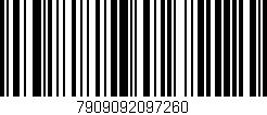 Código de barras (EAN, GTIN, SKU, ISBN): '7909092097260'