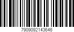 Código de barras (EAN, GTIN, SKU, ISBN): '7909092143646'