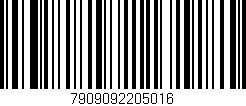 Código de barras (EAN, GTIN, SKU, ISBN): '7909092205016'